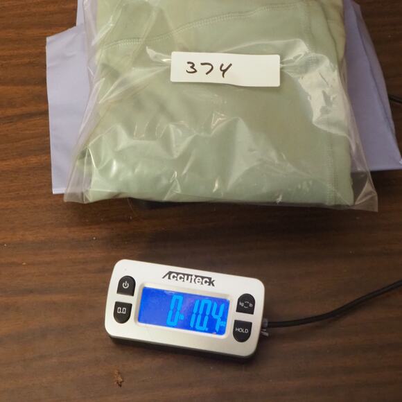 ALO Two Toned Grey Green Ribbed Workout Goddess Leggings Size S Yoga Training - Picture 11 of 11